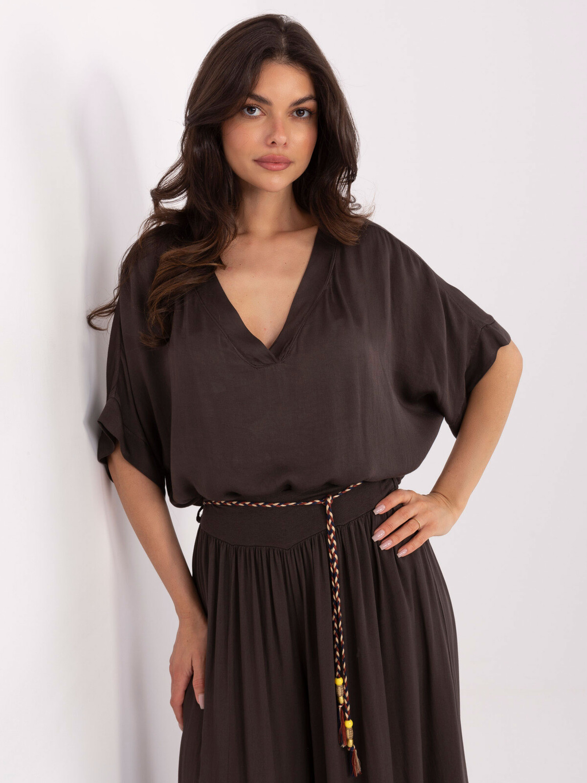 Blouse-TW-BZ-BI-3228.75-dark brown