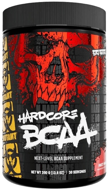 Mutant hardcore bcaa 390 g - modrá malina