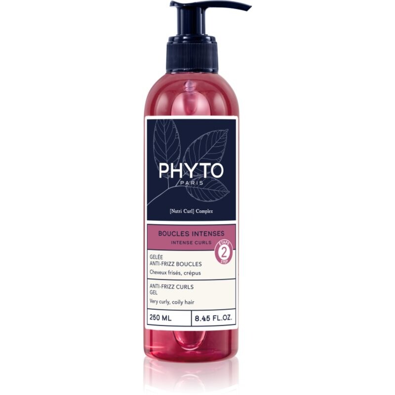 Phyto Intense Curls Anti-Frizz Curls Gel fixačný gél pre vlnité a kučeravé vlasy 250 ml