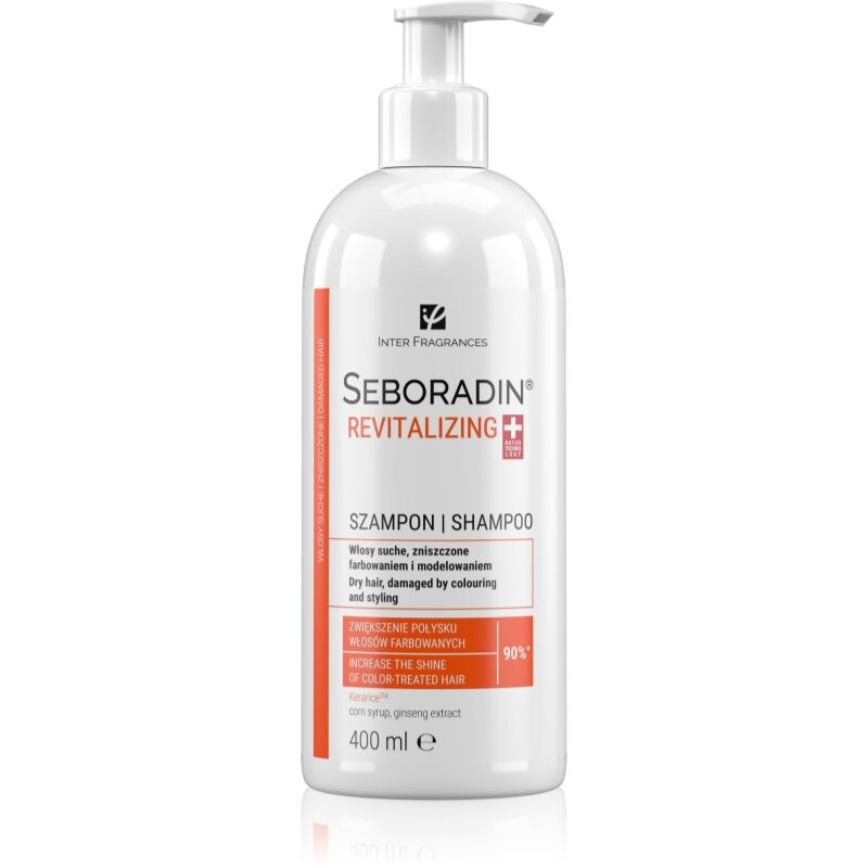 Seboradin Revitalizing revitalizačný šampón pre suché a poškodené vlasy 400 ml