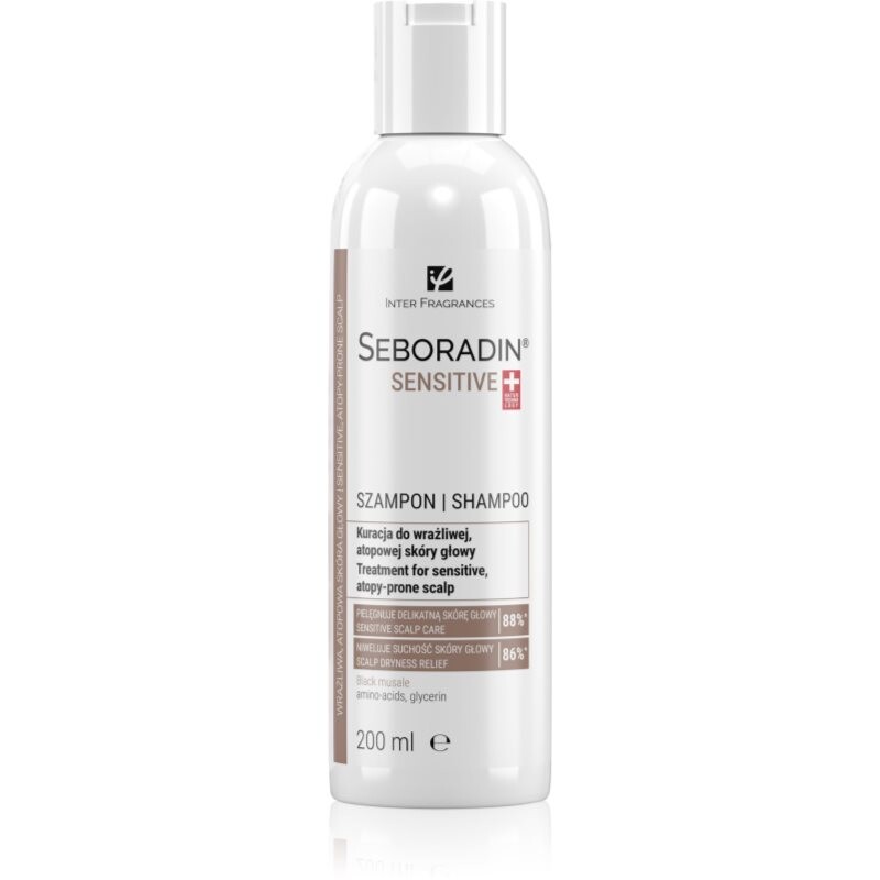 Seboradin Sensitive jemný šampón pre citlivú pokožku hlavy 200 ml