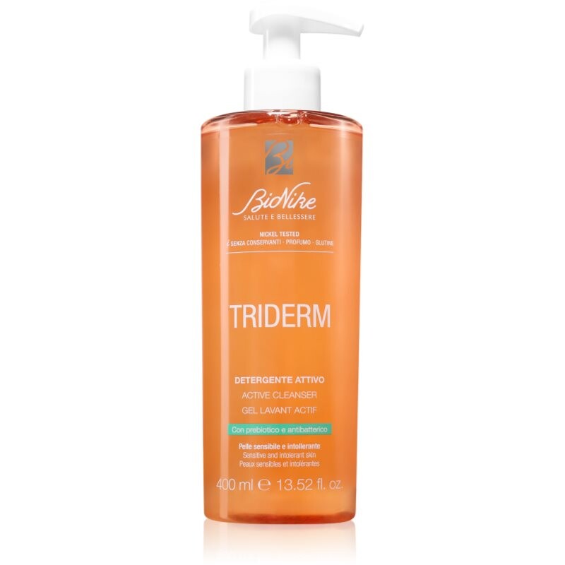 BioNike Triderm Active Cleanser čistiaci a zjemňujúci gél s probiotikami 400 ml