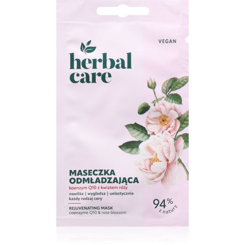 Farmona Herbal Care Coenzyme Q10 & Rose flower posilňujúca plátienková maska 1 ks