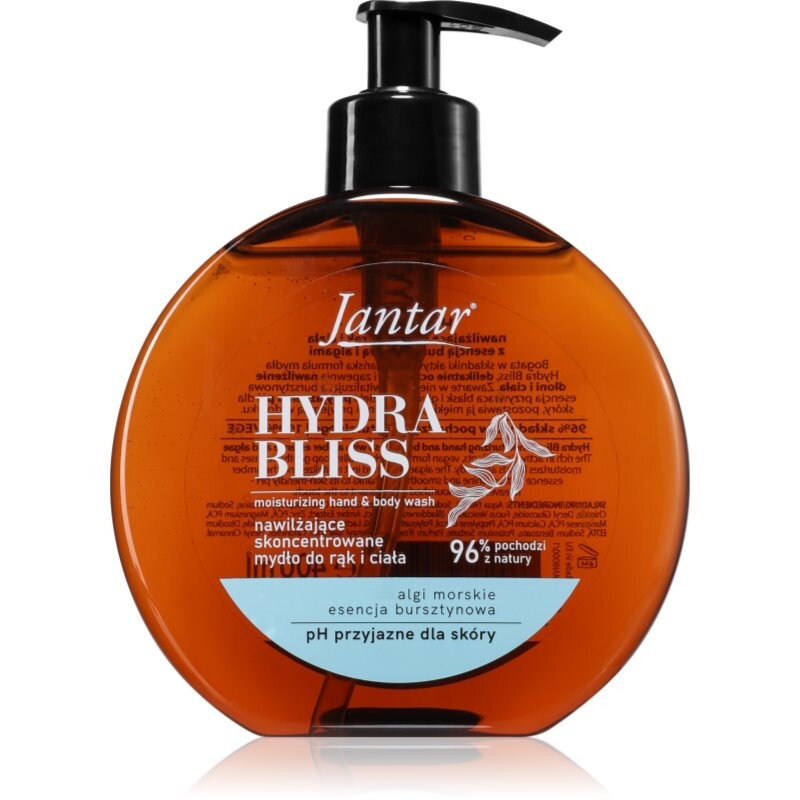 Farmona Jantar Hydra Bliss čistiaci gél na ruky na telo 400 ml