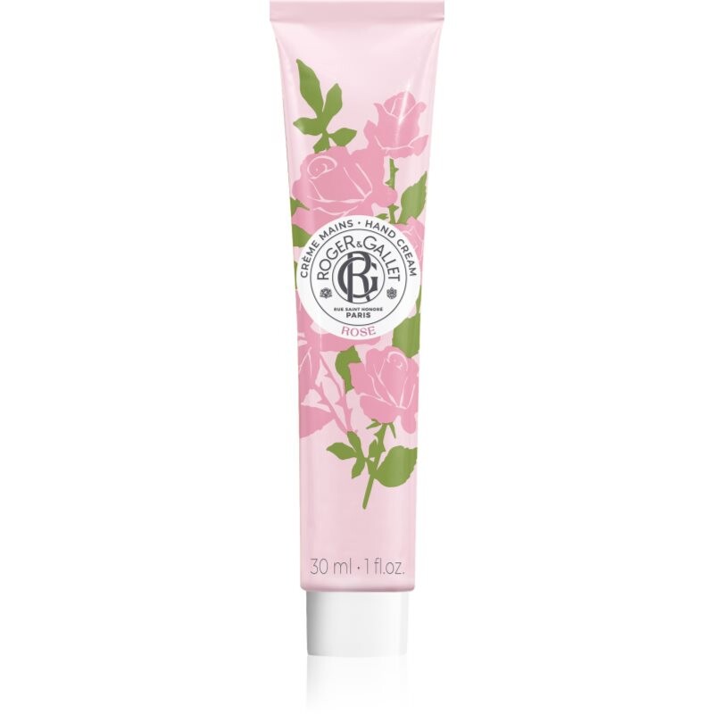 Roger & Gallet Rose krém na ruky a nechty s bambuckým maslom a extraktom z ruží 30 ml