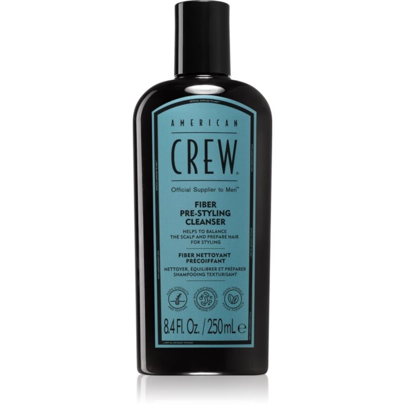 American Crew Fiber Shampoo regeneračný šampón pre jemné vlasy bez objemu pre mužov 250 ml