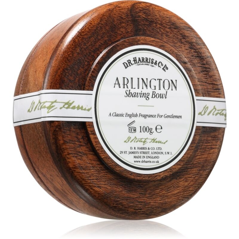 D.R. Harris Shawing Bowl Mahogany wood mydlo na holenie Arlington 100 g