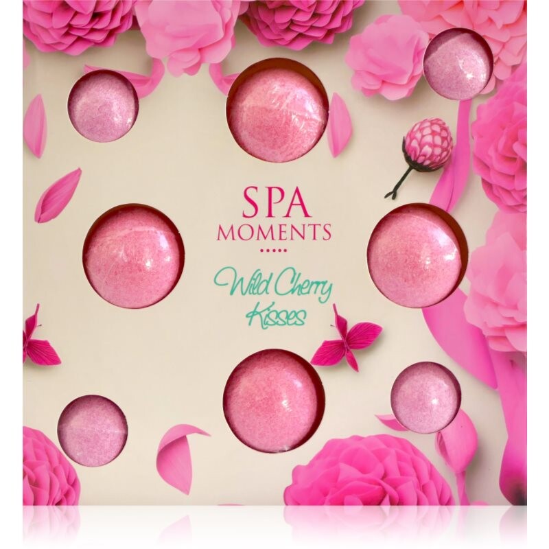 Spa Moments Wild Cherry Kisses šumivé gule do kúpeľa