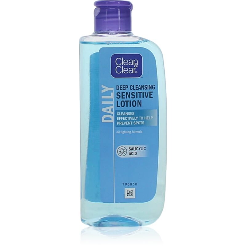 Clean & Clear Daily hĺbková čistiaca pleťová voda pre citlivú pleť 200 ml