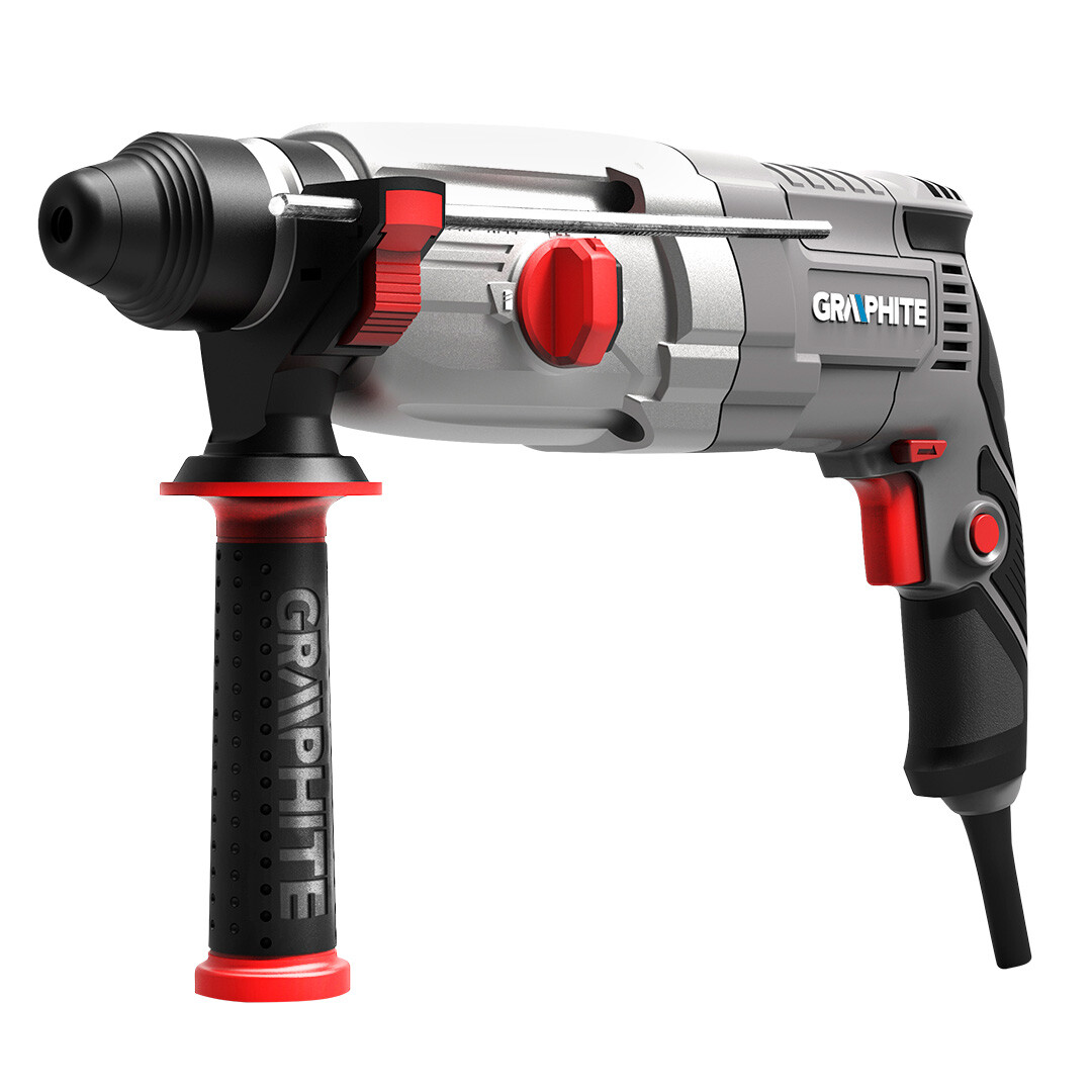 GRAPHITE vŕtacie kladivo 800 W SDS+, s kufríkom 58G538