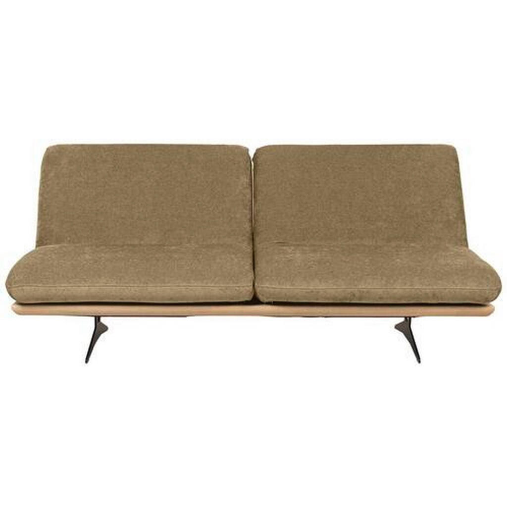Dieter Knoll ROZKLADACIA POHOVKA, drevo, textil, tmavozelená