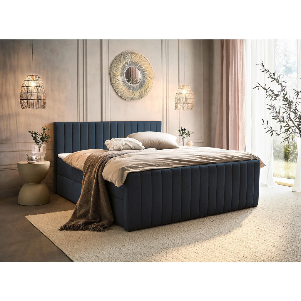 Boxxx AMERICKÁ POSTEĽ, 180/200 cm, antracitová