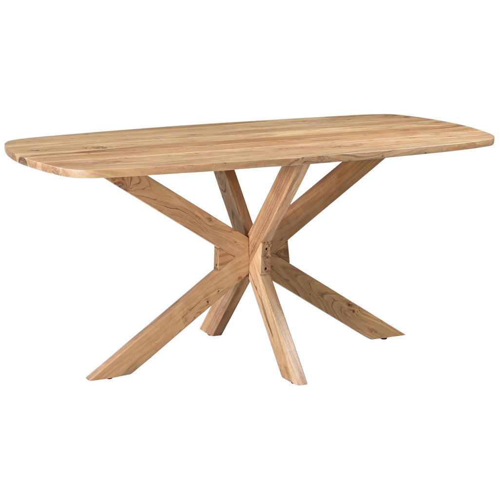 MID.YOU JEDÁLENSKÝ STÔL, akácia, farba akácie, 160/85/76 cm