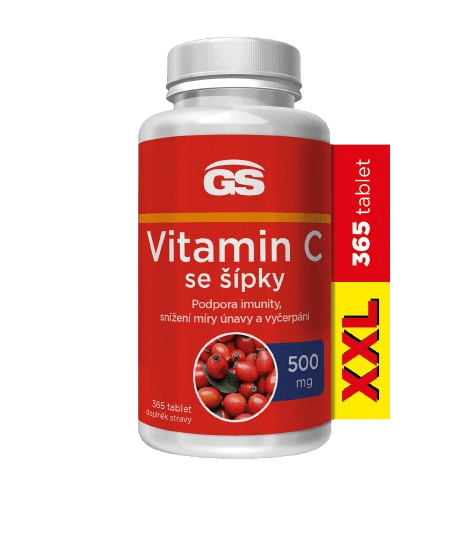 GS Vitamín C so šípkami 365 tabliet