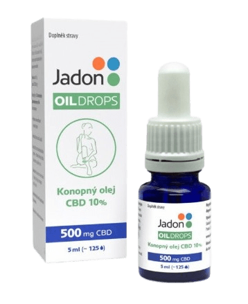 JADON Oil Drops Konopný olej CBD 10% 5 ml