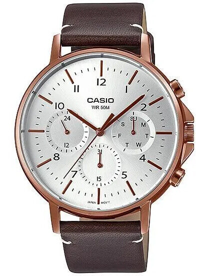 PÁNSKE HODINKY CASIO MTP-E321RL-5A (zd190b) + KRABIČKA