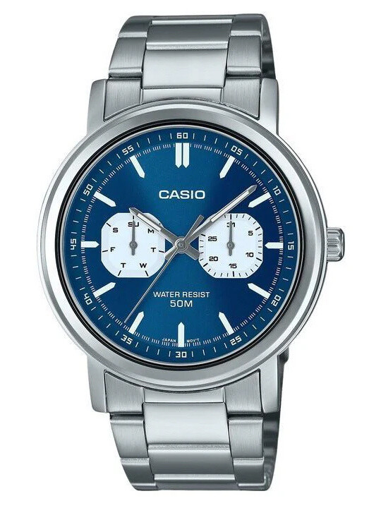 PÁNSKE HODINKY CASIO MTP-E335D-2E1 (zd274b) + KRABIČKA