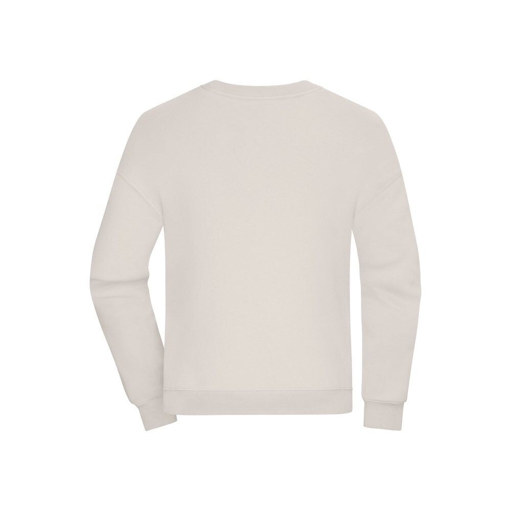 James & Nicholson (Daiber) Oversize mikina UNISEX - Biela | L