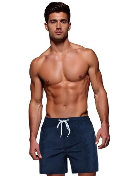 Pánske plavecké šortky tmavomodré