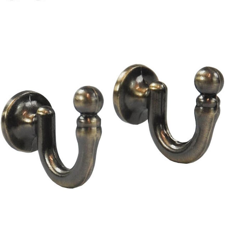 Háčik na zavesenie záclon zlatý