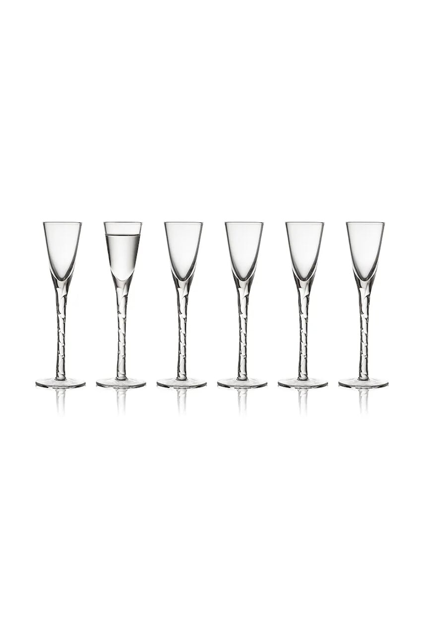 Sada pohárov na vodku Lyngby Glass Paris 25 ml 6-pak priehľadná farba