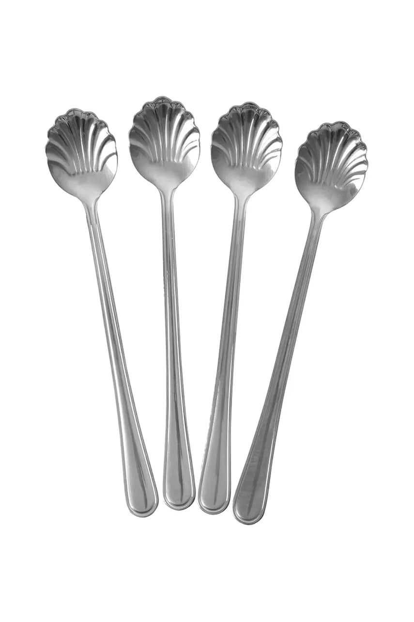 Sada lyžičiek Rice 19 cm 4-pak šedá farba