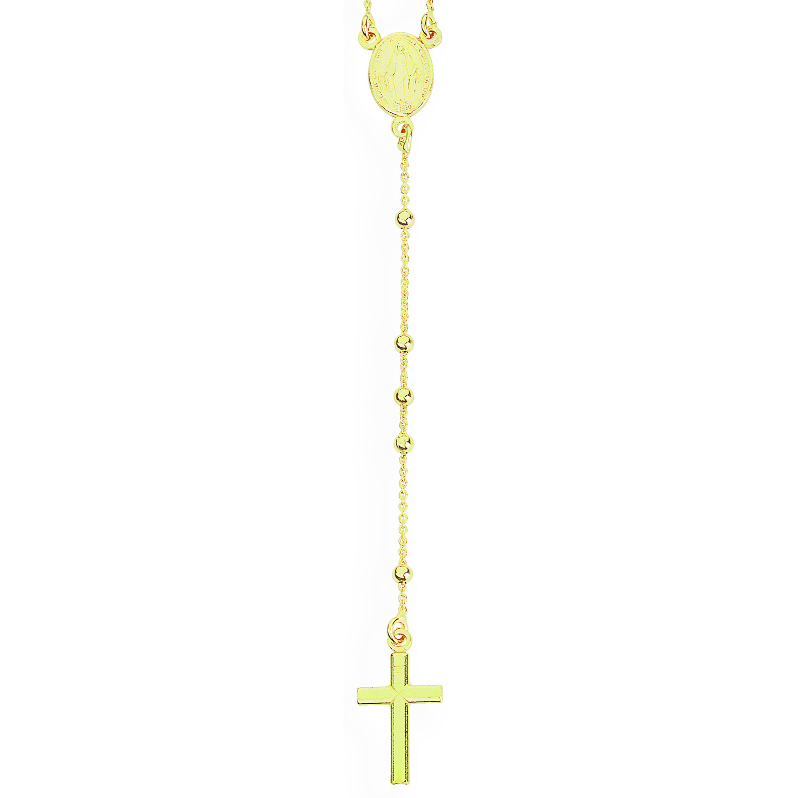 Amen Nadčasový pozlátený náhrdelník ruženec Rosary CRO25G