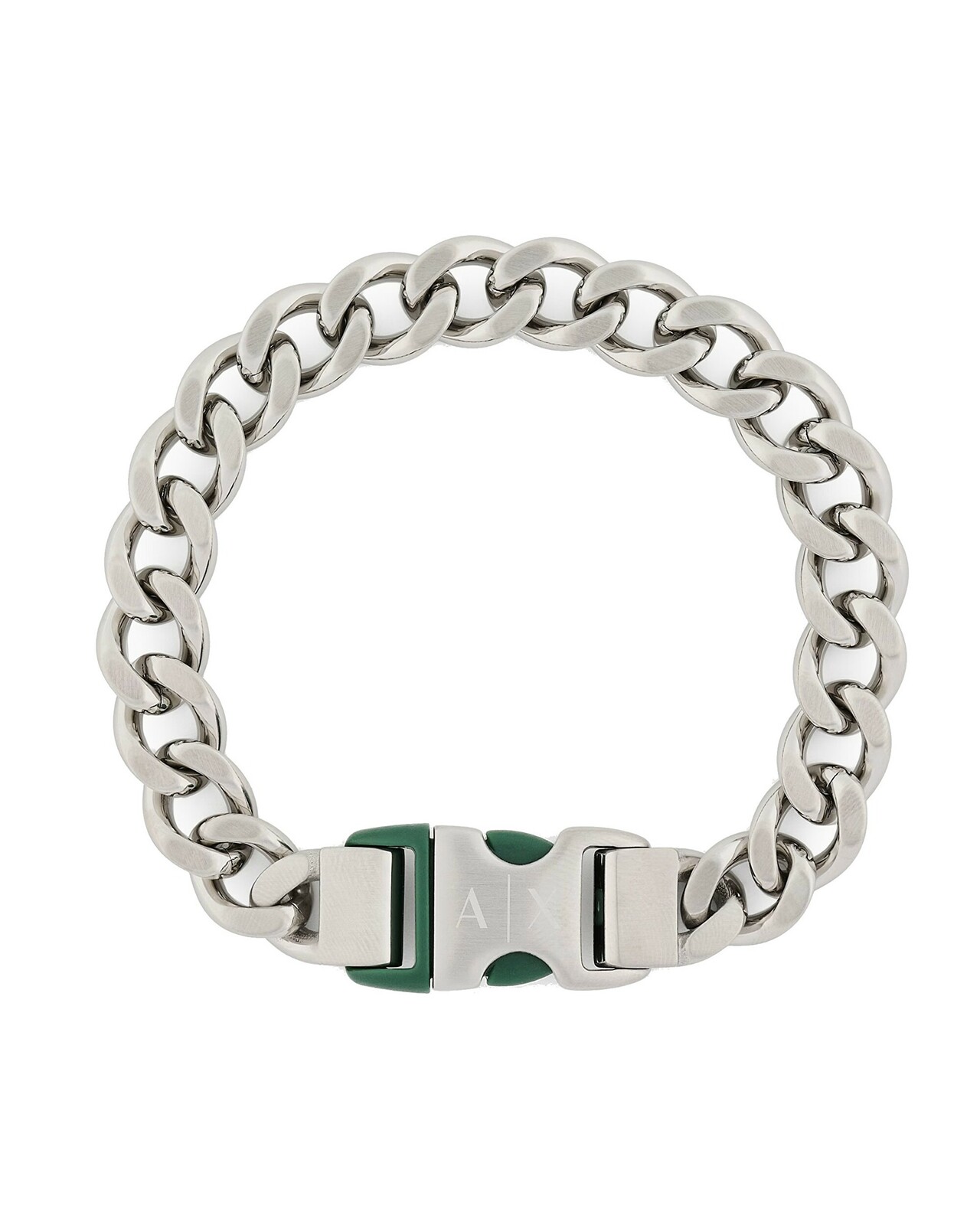 Armani Exchange Módny pánsky oceľový náramok AXG0154040