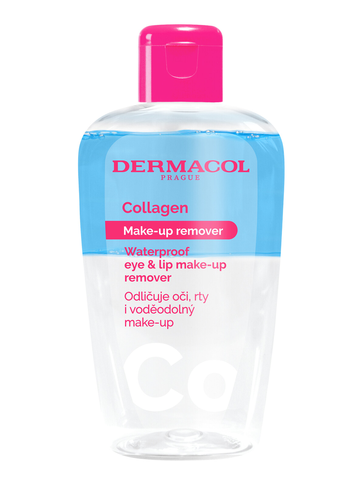 Dermacol Dvojfázový odličovač vodeodolného make-upu Collagen (Waterproof Eye & Lip Make-up Remover) 150 ml