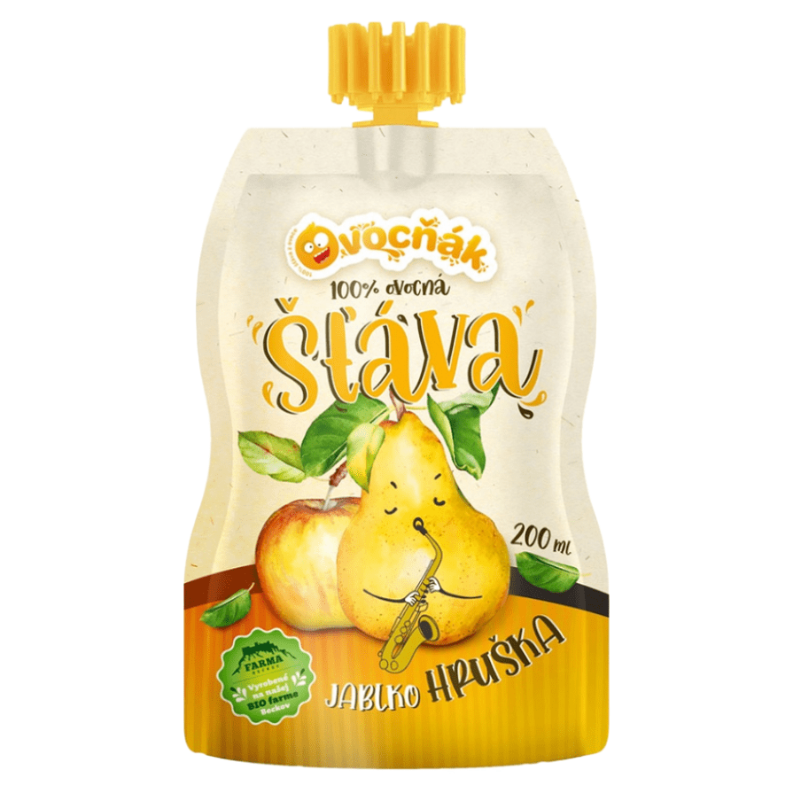 OVOCŇÁK Mušt jablko a hruška 200 ml