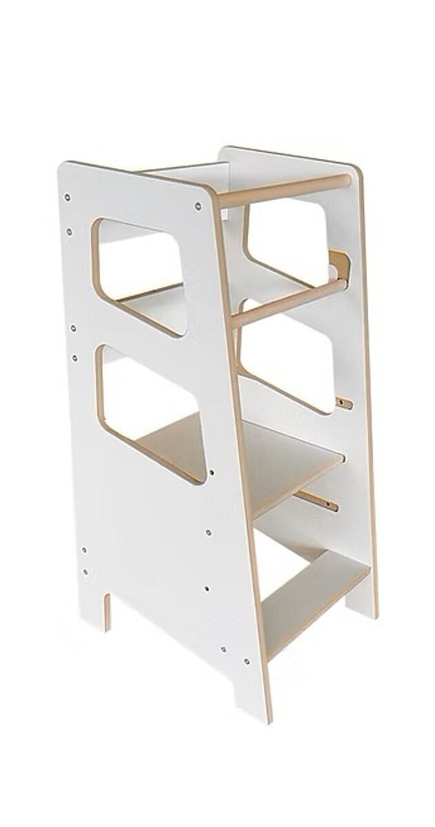 Montessori učebná veža Stella - biela