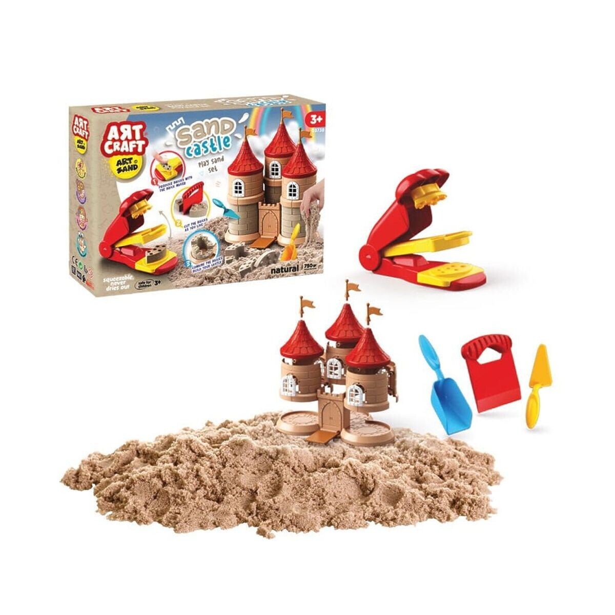 ART CRAFT Postav hrad z kinetického piesku