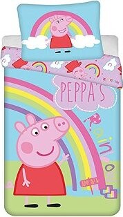 Jerry Fabrics Obliečky Peppa Pig PEP016 140 × 200, 70 × 90 cm
