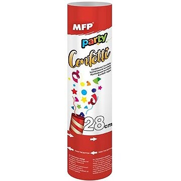 Konfety vystreľovacie 28 cm papier-vzduch