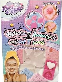 Alltoys Výroba mydiel / šumivých bômb Love and Hugs
