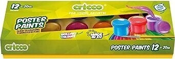 CRICCO v kalíškoch, 20 ml × 12 farieb