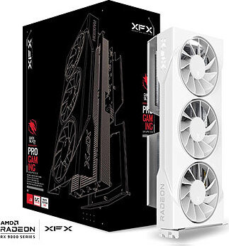 XFX Swift AMD Radeon RX 9060 XT OC White 16G Triple Fan
