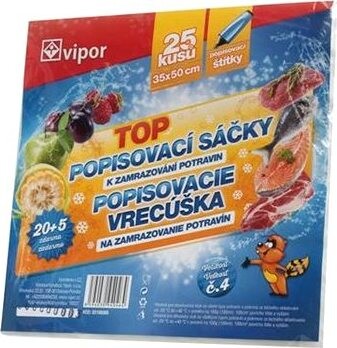 Vipor vrecko HDPE zamrazovacie 35 × 50, 25 ks transparentné