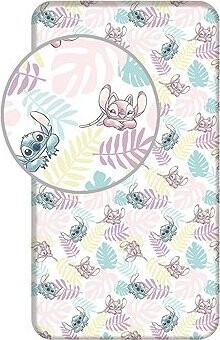 Jerry Fabrics Plachta na posteľ Lilo and Stitch – Leaves 90 × 200 × 25 cm
