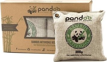 PANDOO Prírodný bambusový čistič vzduchu s aktívnym uhlím 2× 200 g