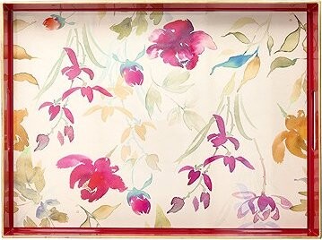 Andrea Fontebasso PARTY TIME Podnos s kvetmi 48 × 35 cm obdĺžnik
