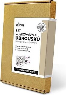 BEEPACK Tender pack – 2 voskové obrúsky, M+L