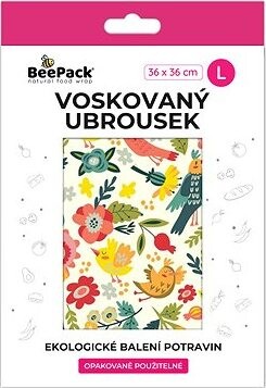 BEEPACK Voskovaný obrúsok Záhrada, L