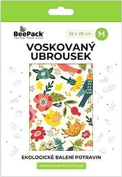 BEEPACK Voskovaný obrúsok Záhrada, M