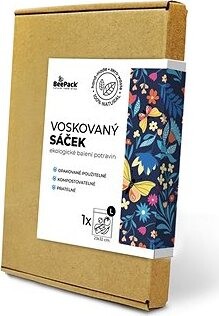 BEEPACK Voskované vrecko Nočný les, L