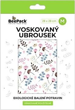BEEPACK Voskovaný obrúsok Ružová kvietka, M