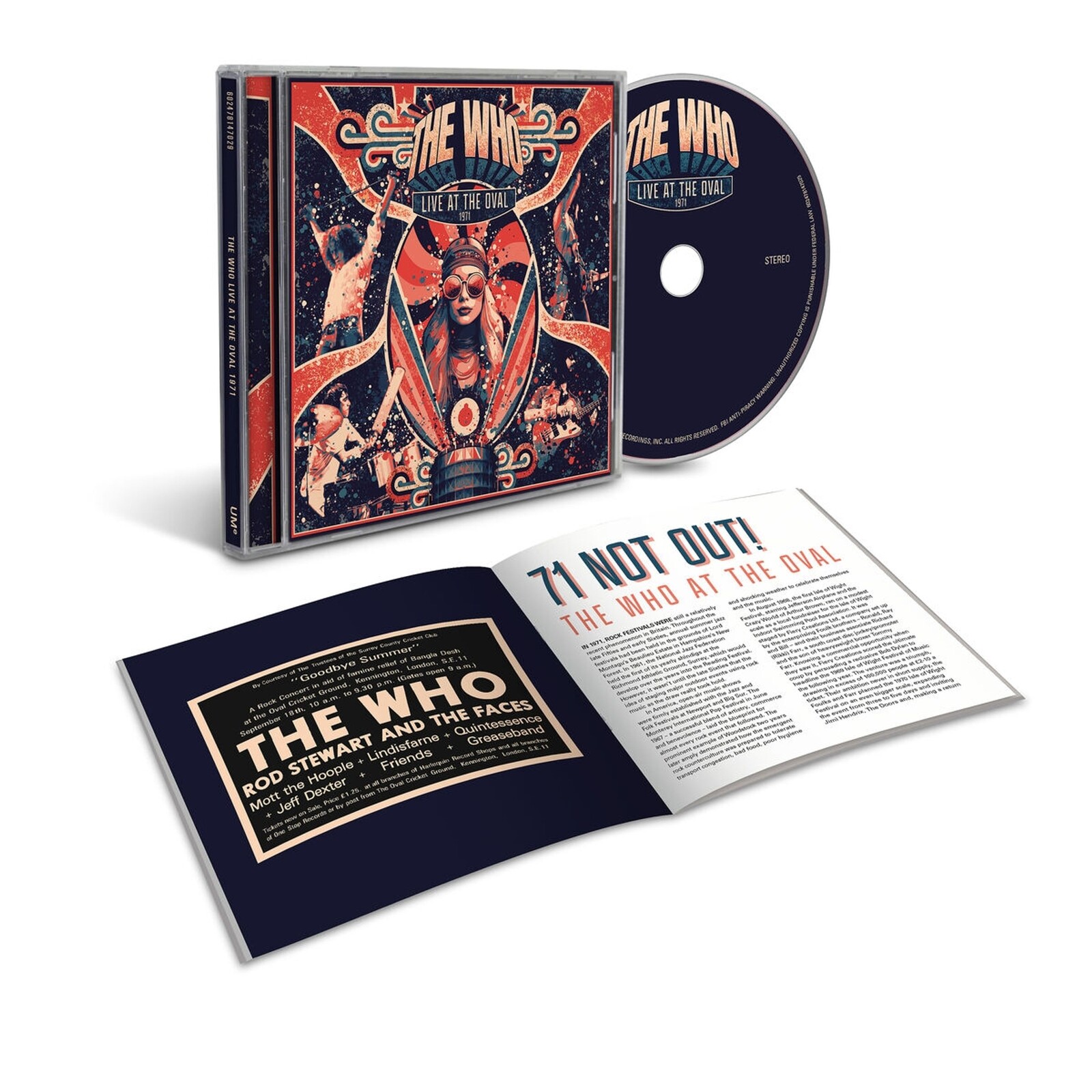 The Who, LIVE AT THE OVAL 1971, CD