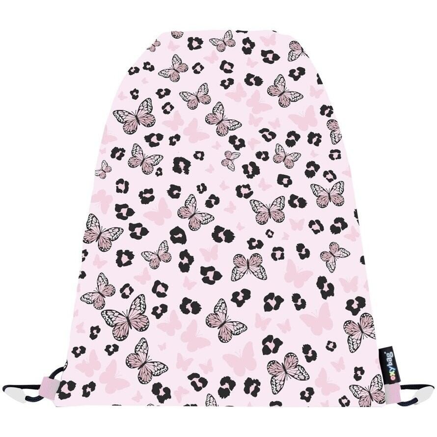 Oxybag Vrecko na cvičky -  OXY NEXT Butterfly pink