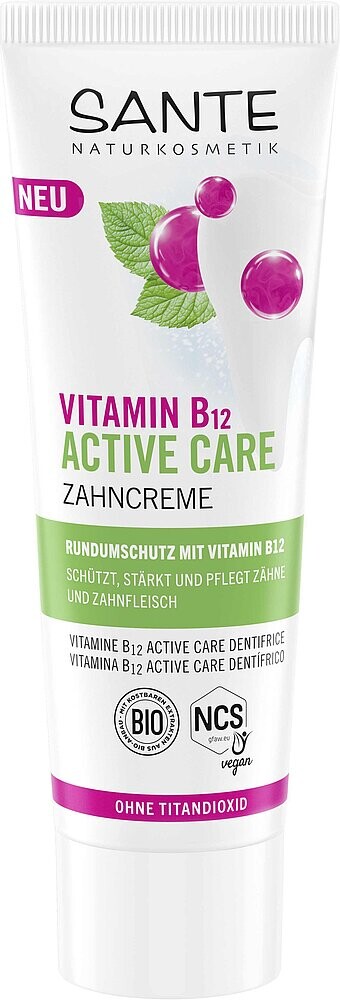 Sante Zubná pasta ACTIVE CARE s vitamínom B12 75ml