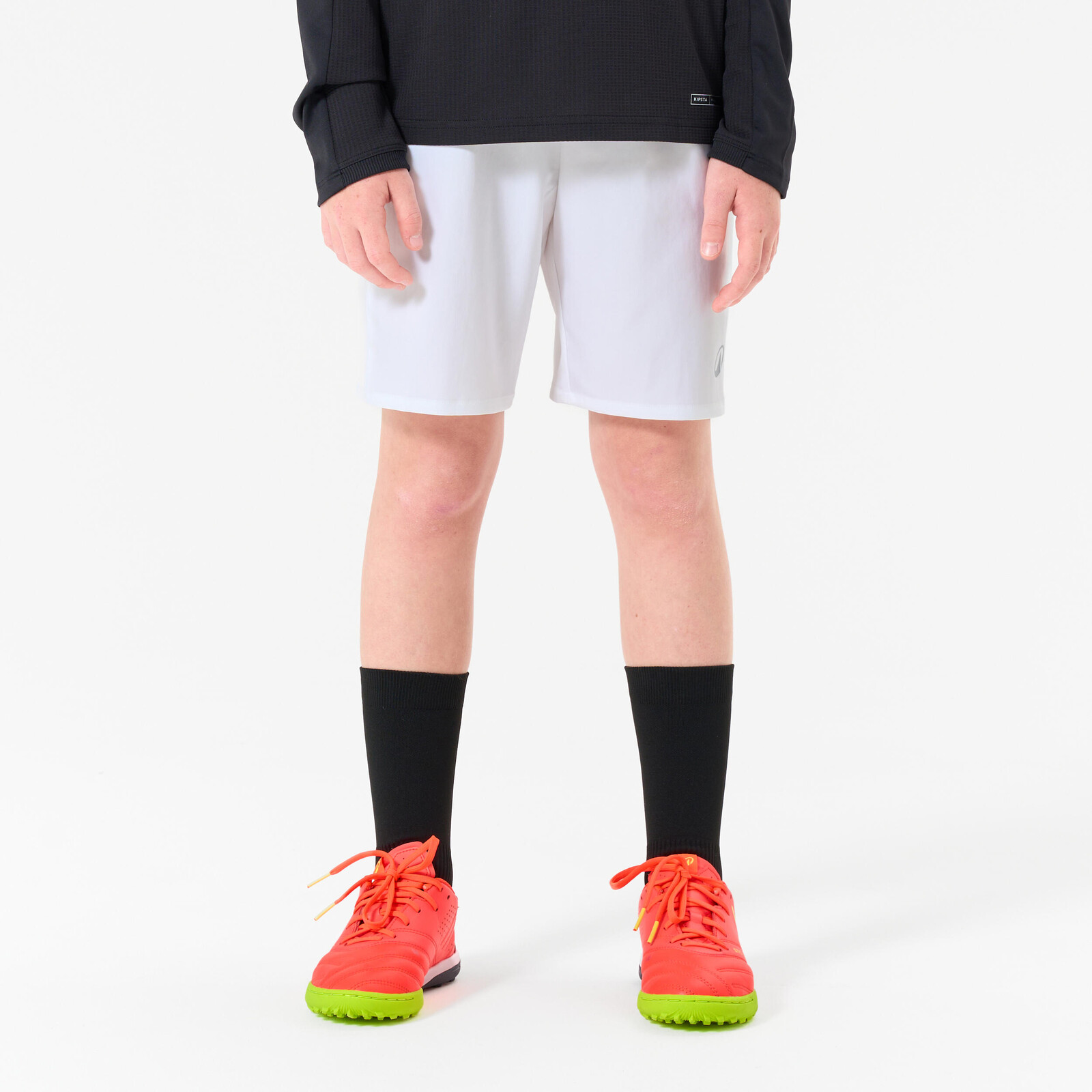 Detské futbalové šortky VIRALTO Club biele